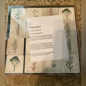 Hen-Feathers Herb Tile Memory Game